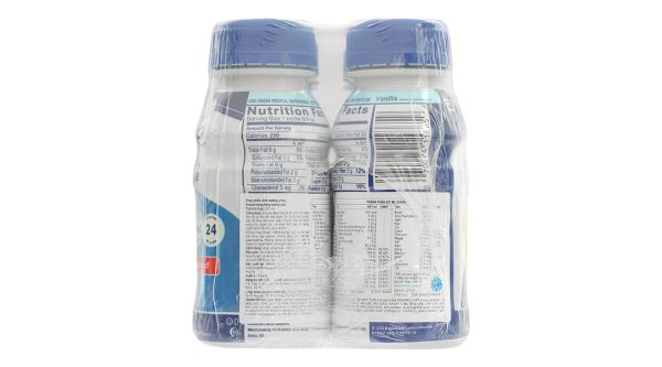 Sữa bột pha sẵn Ensure Original bổ sung dinh dưỡng đầy đủ hương vani (6 chai x 237ml)