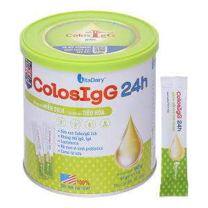 Sữa non ColosIgG 24h giúp tăng cường miễn dịch, hệ tiêu hóa khỏe mạnh (60 gói x 1,5g)