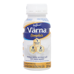 Sữa bột pha sẵn Nutifood Varna Complete giúp bổ sung dinh dưỡng (6 chai x 237ml)