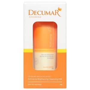 Sữa rửa mặt Decumar Anti-acne Brightening sáng da, mờ thâm tuýp 50g