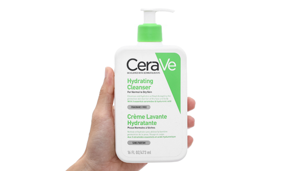 Sữa rửa mặt CeraVe Hydrating Cleanser sạch sâu cho da thường và da khô chai 473ml