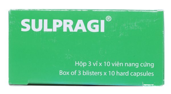 Sulpragi 50mg trị tâm thần phân liệt, rối loạn lo âu (3 vỉ x 10 viên)