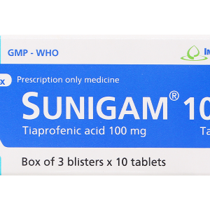 Sunigam 100 giúp giảm đau, kháng viêm (3 vỉ x 10 viên)
