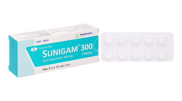 Sunigam 300 giúp giảm đau, kháng viêm (3 vỉ x 10 viên)