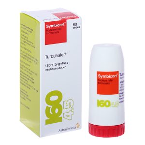 Bột hít phân liều Symbicort Turbuhaler 160/4.5mcg trị hen suyễn ống 60 liều hít