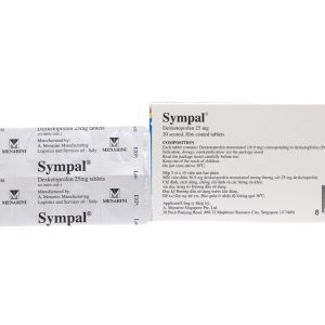 Sympal 25mg giảm đau, kháng viêm xương khớp (2 vỉ x 10 viên)