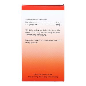 Siro Snapcef 16 mg/10ml trị tiêu chảy, bổ sung kẽm hộp 20 ống x 10ml