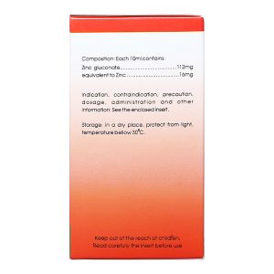 Siro Snapcef 16 mg/10ml trị tiêu chảy, bổ sung kẽm hộp 20 ống x 10ml