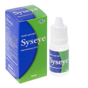 Dung dịch nhỏ mắt Syseye 0.3% giảm kích ứng mắt, khô mắt lọ 10ml