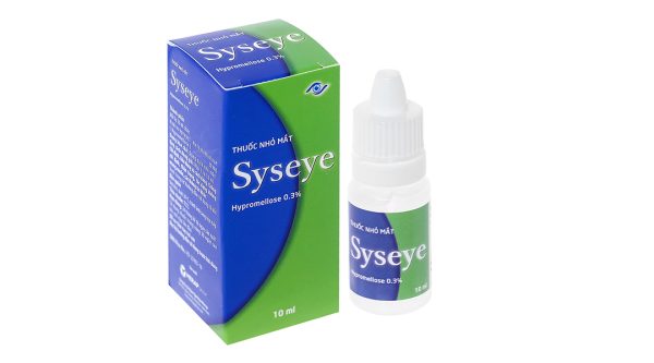 Dung dịch nhỏ mắt Syseye 0.3% giảm kích ứng mắt, khô mắt lọ 10ml