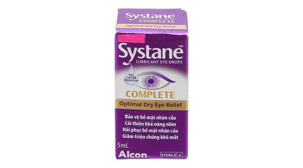 Nhũ tương nhỏ mắt Systane Complete giảm kích ứng mắt, khô mắt lọ 5ml
