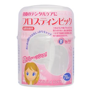 Tăm chỉ nha khoa Okamura hồng hộp 70 cây