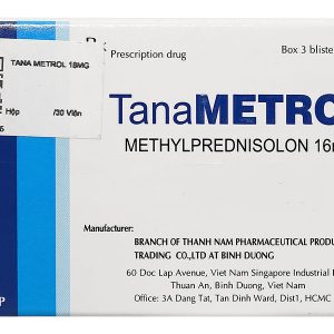 TanaMetrol 16mg thuốc kháng viêm (3 vỉ x 10 viên)