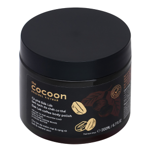 Tẩy tế bào chết Cocoon hạt cà phê làm sạch da chết cơ thể hũ 200ml