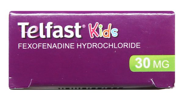Telfast Kids 30mg trị viêm mũi dị ứng, mày đay cho bé (1 vỉ x 10 viên)