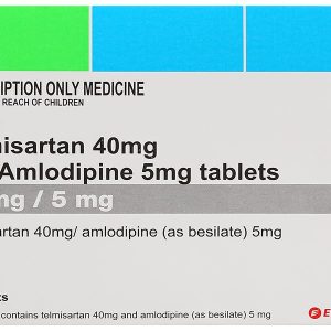Telmisartan 40mg and Amlodipine 5mg tablets điều trị tăng huyết áp (2 vỉ x 14 viên)