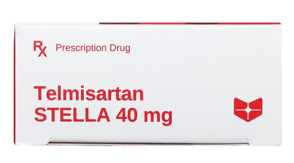 Telmisartan Stella 40mg trị tăng huyết áp, phòng ngừa bệnh tim mạch (3 vỉ x 10 viên)