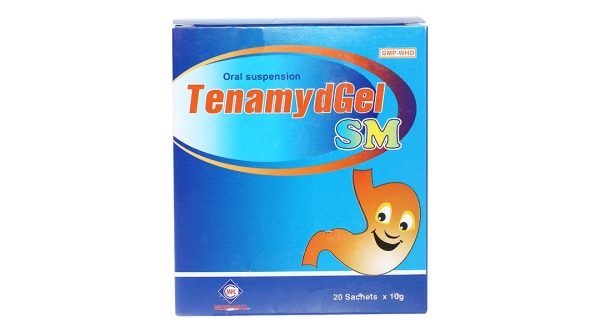Hỗn dịch uống TenamydGel SM làm dịu triệu chứng do tăng acid dạ dày (20 gói x 10g)