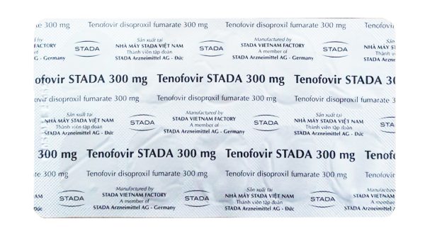 Tenofovir Stada 300mg thuốc kháng virus, trị viêm gan B (3 vỉ x 10 viên)