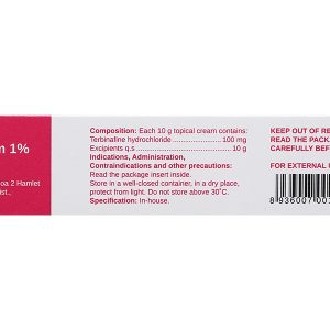 Terbinafine Stella Cream 1% trị nấm da tuýp 10g