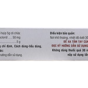 Thuốc mỡ tra mắt Tetracyclin Medipharco 1% trị nhiễm khuẩn mắt tuýp 5g