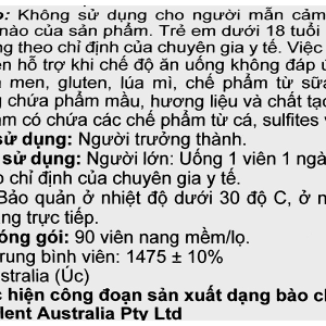 Dầu cá Blackmores Omega Double High Strength Fish Oil bổ sung omega 3 chai 90 viên