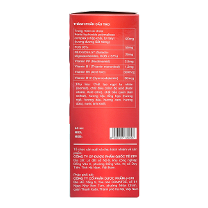 Dung dịch uống Feramax BC bổ sung sắt và acid folic cho cơ thể hộp 20 ống x 10ml