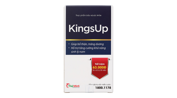 KingsUp giúp bổ thận, tráng dương tăng cường sinh lý nam hộp 80 viên