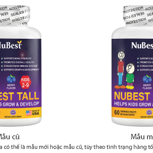 NuBest Tall Kids giúp tăng cường sức khỏe, hỗ trợ phát triển xương lọ 60 viên