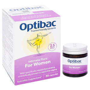 Optibac Intimate Flora For Women bổ sung lợi khuẩn cho nữ giới hộp 30 viên