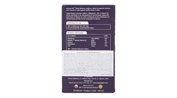 Osteo Advance bổ sung vitamin, giúp xương, răng chắc khỏe hộp 60 viên