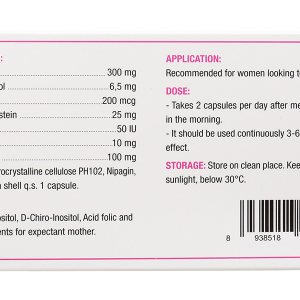 OvaQ Plus bổ sung dưỡng chất cần thiết cho phụ nữ trước khi mang thai hộp 60 viên