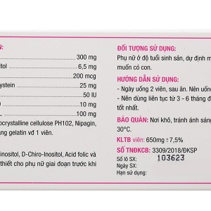 OvaQ Plus bổ sung dưỡng chất cần thiết cho phụ nữ trước khi mang thai hộp 60 viên