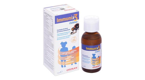 Siro Immunix3 Children hỗ trợ tăng cường đề kháng chai 150ml