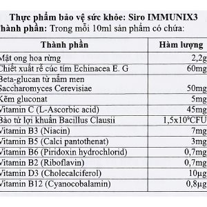 Siro Immunix3 Children hỗ trợ tăng cường đề kháng chai 150ml