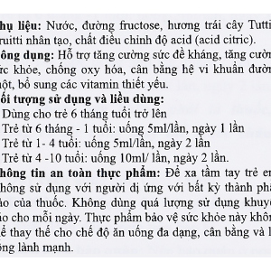 Siro Immunix3 Children hỗ trợ tăng cường đề kháng chai 150ml