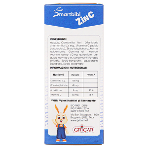 Siro Smartbibi Zinc hỗ trợ cải thiện tình trạng biếng ăn cho bé chai 30ml
