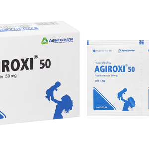 Thuốc bột Agiroxi 50 trị nhiễm khuẩn hô hấp, bệnh bạch hầu (30 gói x 1.5g)