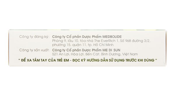 Gefbin 20mg trị viêm mũi dị ứng, nổi mày đay vô căn mạn tính (3 vỉ x 10 viên)