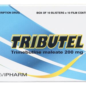 Tributel 200mg giảm đau do co thắt tiêu hóa (10 vỉ x 10 viên)