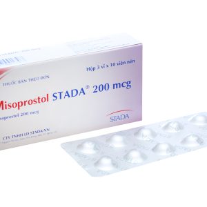 Misoprostol Stada 200mcg trị viêm loét dạ dày (3 vỉ x 10 viên)