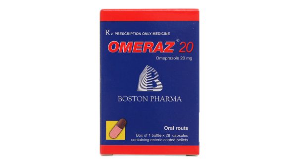 Omeraz 20 phòng và trị tái phát loét dạ dày, tá tràng lọ 28 viên