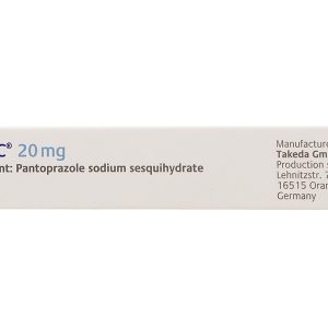 Pantoloc 20mg phòng và trị trào ngược dạ dày, thực quản (1 vỉ x 14 viên)
