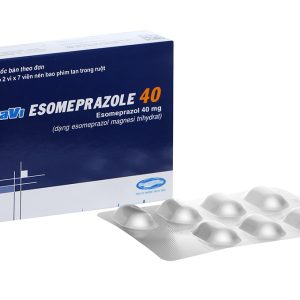 SaVi Esomeprazole 40 trị trào ngược dạ dày, thực quản (2 vỉ x 7 viên)