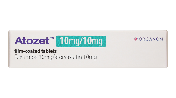 Atozet 10mg/10mg phòng ngừa các bệnh tim mạch (3 vỉ x 10 viên)