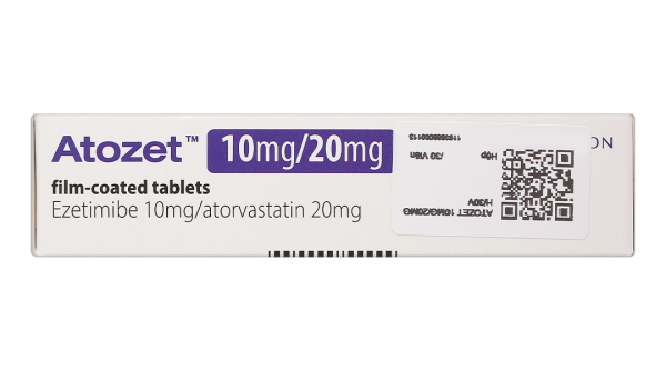 Atozet 10mg/20mg phòng ngừa các bệnh tim mạch (3 vỉ x 10 viên)