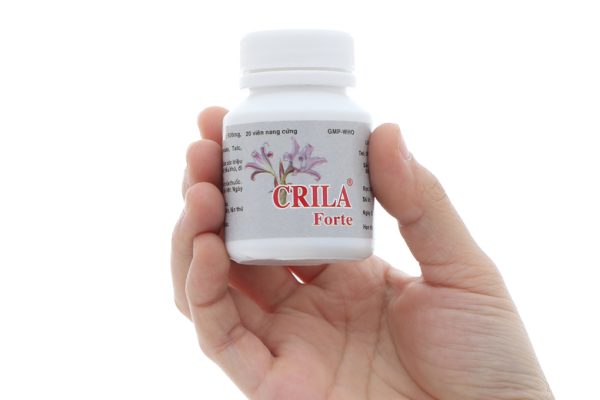 Crila Forte trị phì đại tuyến tiền liệt, u xơ tử cung chai 20 viên