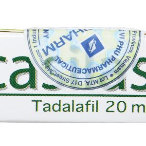 Casilas 20mg trị rối loạn cương dương (2 vỉ x 2 viên)