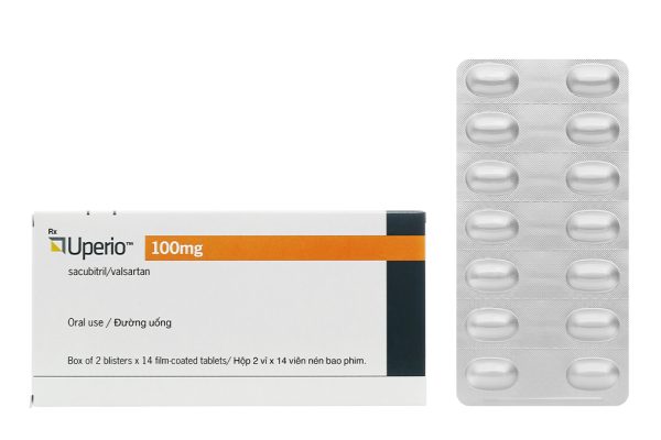 Uperio 100mg trị suy tim (2 vỉ x 14 viên)