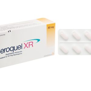 Seroquel XR 50mg trị bệnh tâm thần phân liệt, rối loạn lưỡng cực (3 vỉ x 10 viên)